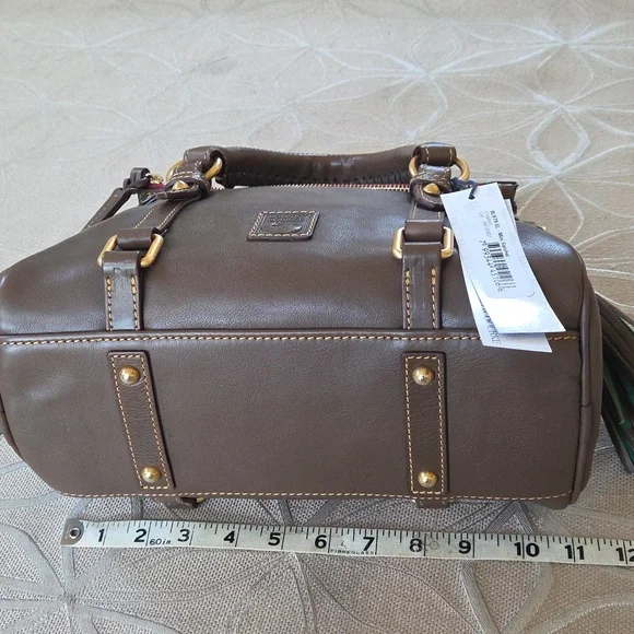 Dooney And Bourke Florentine Mini Satchel, Elephant - Picture 6 of 16